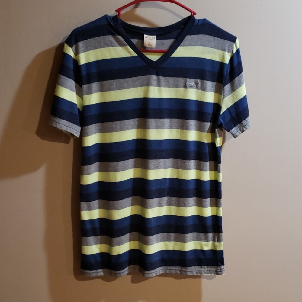 Hollister short sleeve striped tee size M